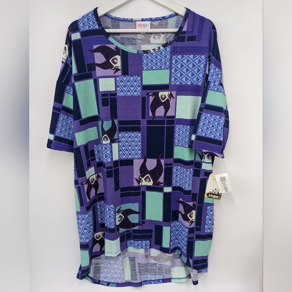 LulaRoe Disney Maleficent Irma Villains Tunic L NEW